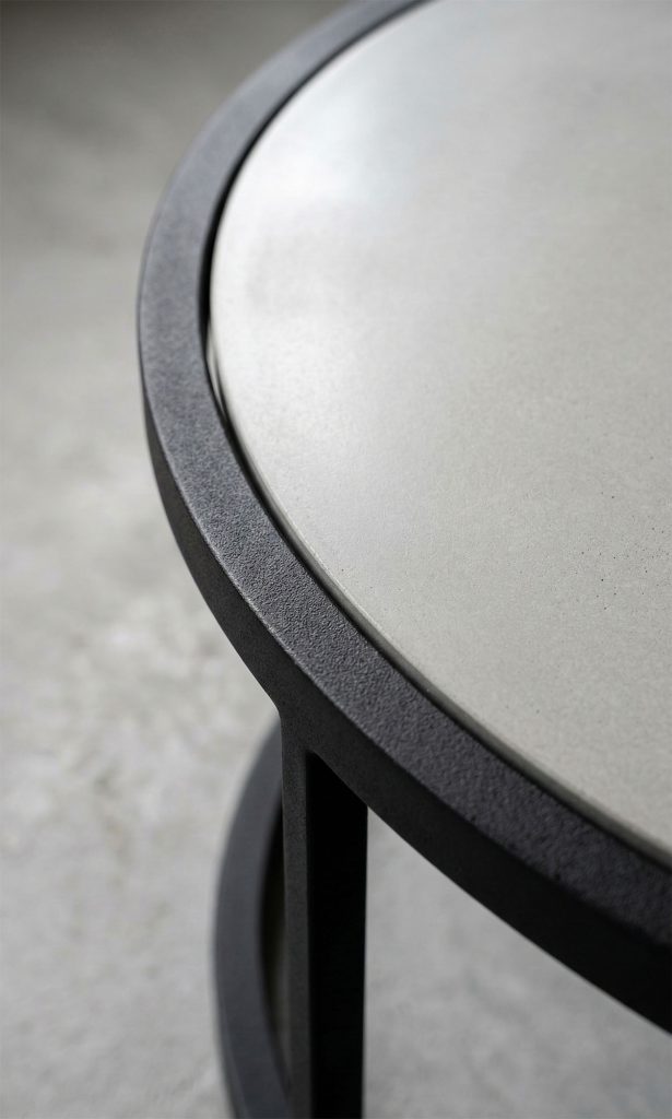 b360n runder Beton Couchtisch